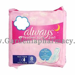 ALWAYS FEATHER SOFT 2IN1 MAXI EXTRA LONG 8 PIC