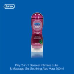 Alternative view of DUREX PLAY ALOE VERA GEL MASSAGE 200ML