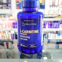 puritan's pride acetyl l-carnitine 500 mg, 60 Capsules (34727) PURITANS PRIDE L CARNITINE 1000MG
